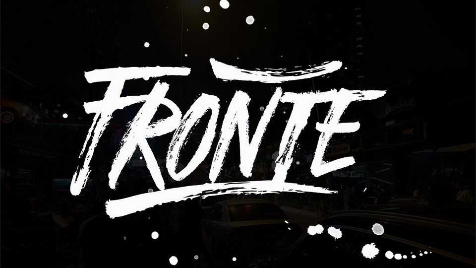 Fronte Brush Font › Fontesk