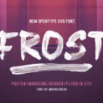 Frost Vector Font