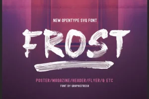 Frost Vector Font