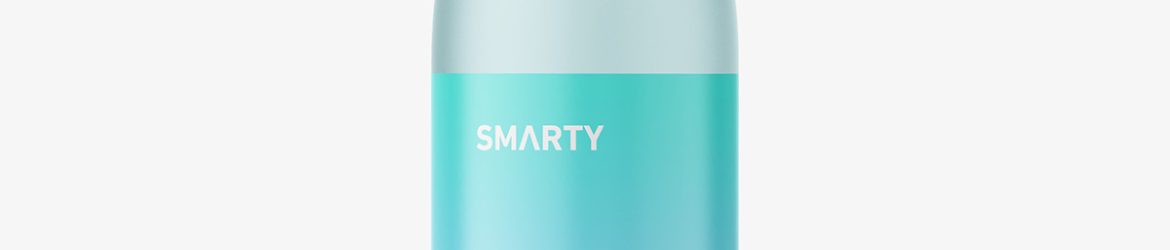 Frosted airless bottle mockup