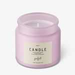 Frosted candle mockup