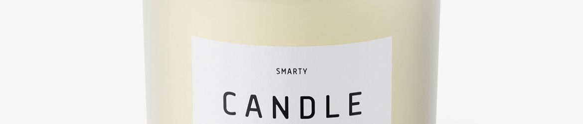 Frosted candle with wooden lid mockup Frosted candle with wooden lid mockup