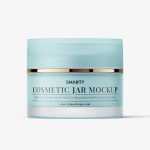 Frosted cream cosmetic jar mockup