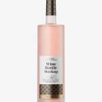 Frosted pink wine bottle mockup - Free PSD Download Frosted pink wine bottle mockup
