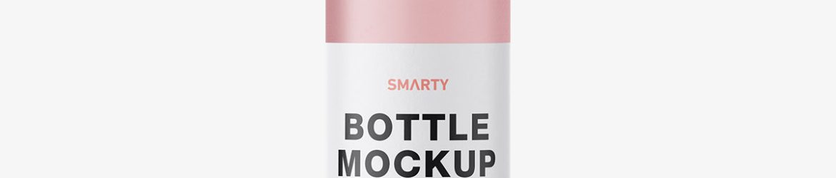 Frosted plastic dropper bottle mockup Frosted plastic dropper bottle mockup