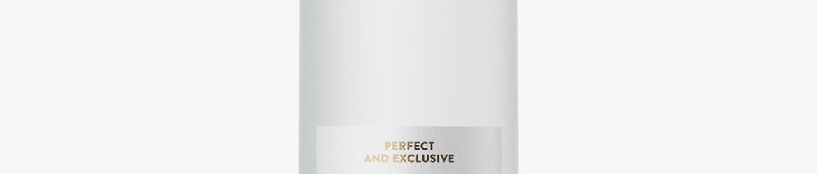 Frosted wine bottle mockup