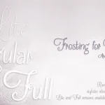Frosting for Breakfast font