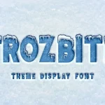 FROZBITE Display Font