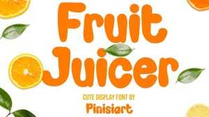 Fruit Juicer Font › Fontesk