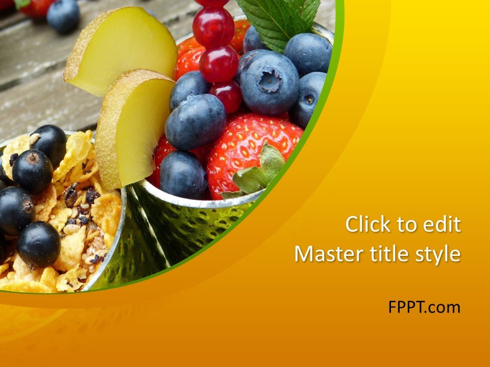 Fruits PowerPoint Template