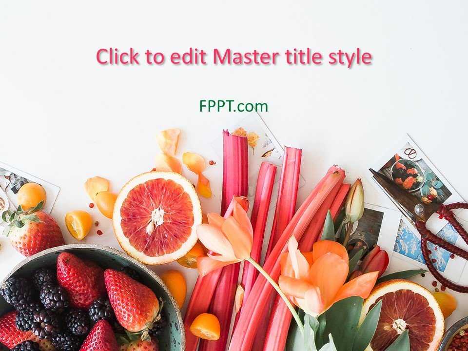 Fruits Presentation Template