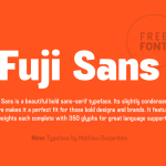 Fuji Sans Font - Fonte Grátis Fuji Sans Font