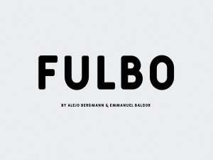 Fulbo Sans Serif Font