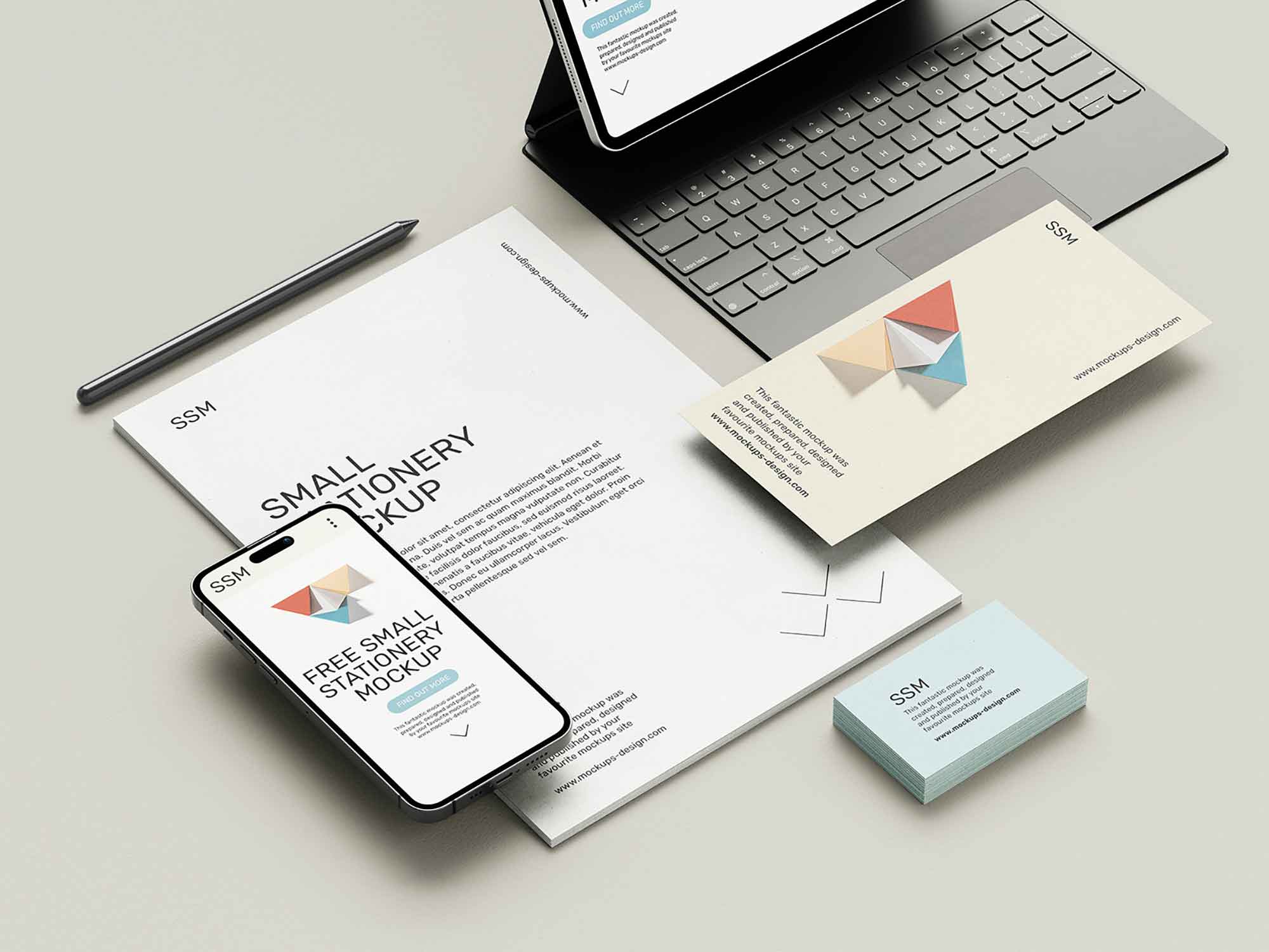 Full Stationery Mockup