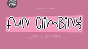 Fun Climbing Font › Fontesk
