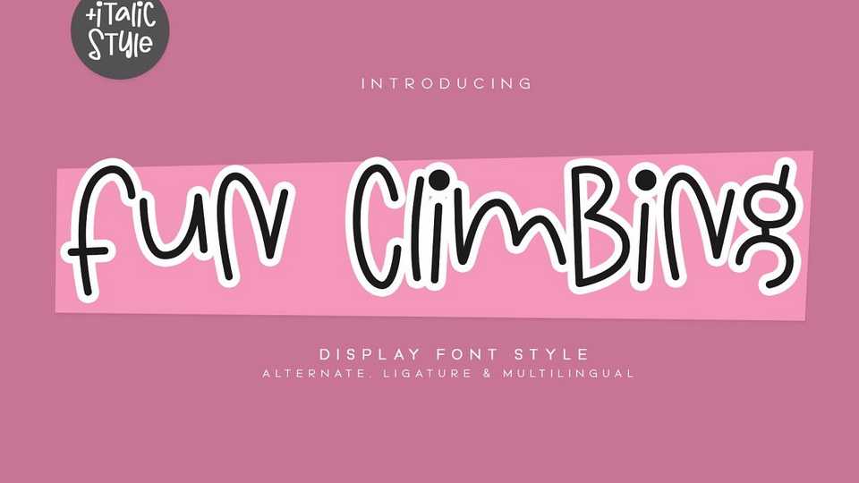 Fun Climbing Font › Fontesk