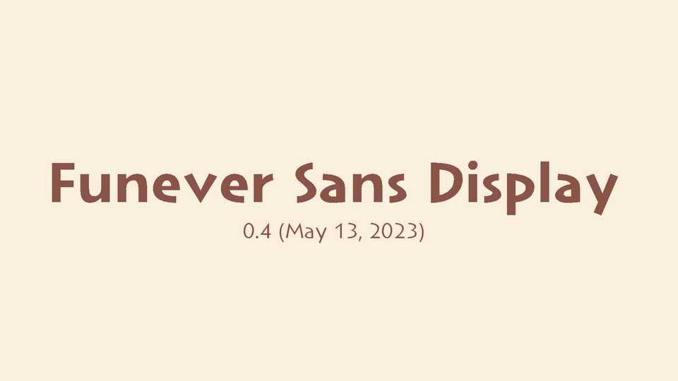 Funever Sans Font › Fontesk