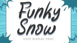 Funky Snow Font › Fontesk