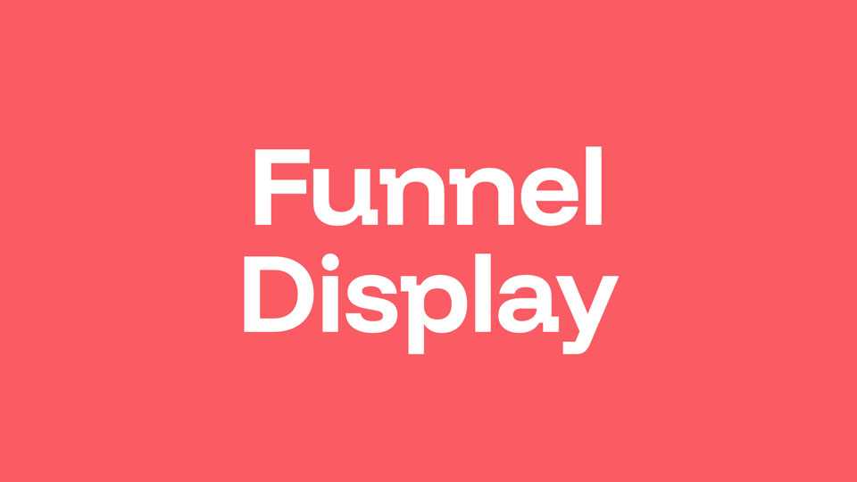 Funnel Display Font Family › Fontesk