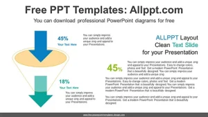 Funnel Flow Arrows PowerPoint Diagram