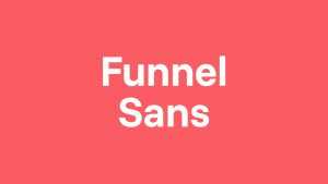 Funnel Sans Font Family › Fontesk