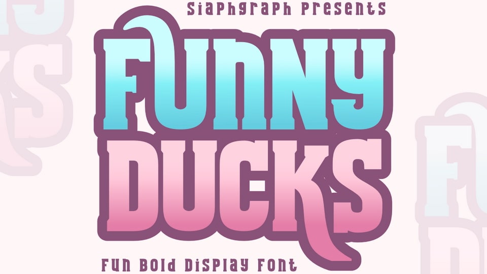 Funny Ducks Font › Fontesk