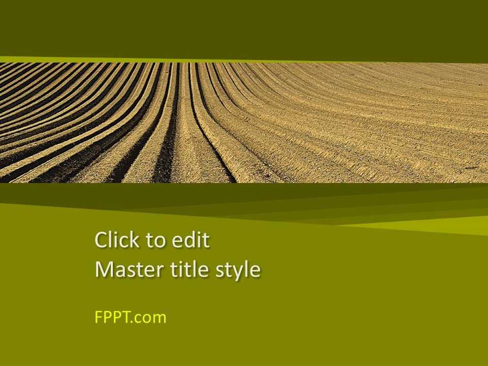 Furrows PowerPoint Template