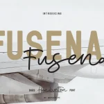 Fusena - Duos Handwritten Font - Fonte Grátis Fusena - Duos Handwritten Font