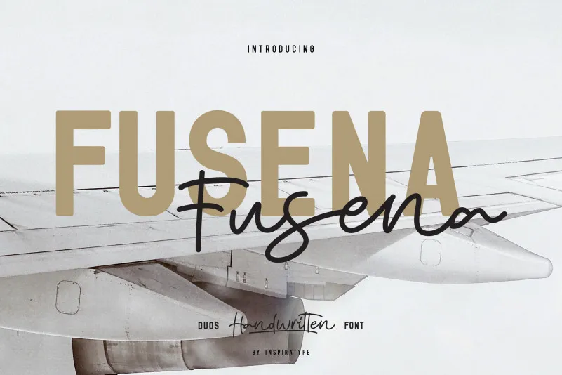 Fusena - Duos Handwritten Font