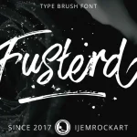 Fusterd Brush Font