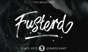 Fusterd Brush Font