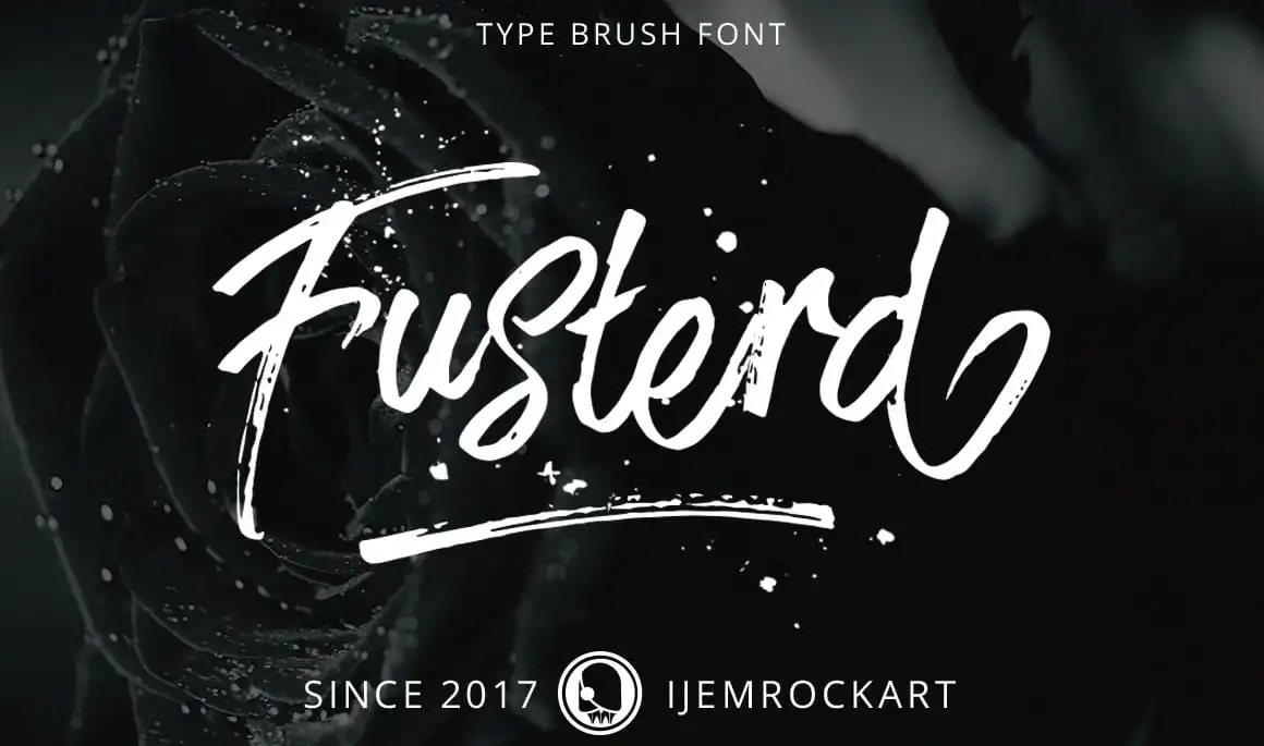 Fusterd Brush Font