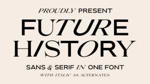 Future History Font › Fontesk
