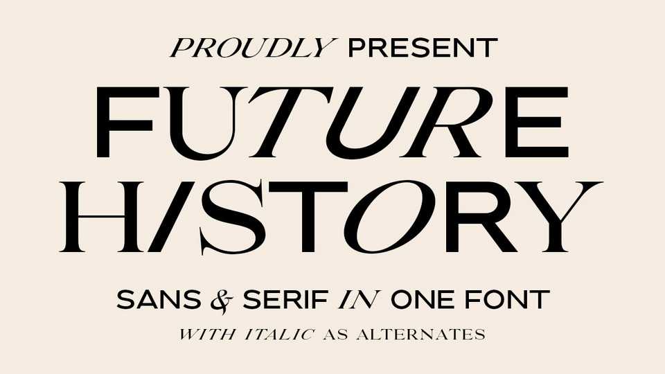 Future History Font › Fontesk