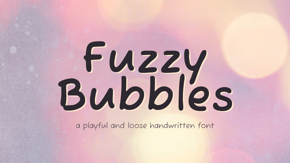 Fuzzy Bubbles Font › Fontesk