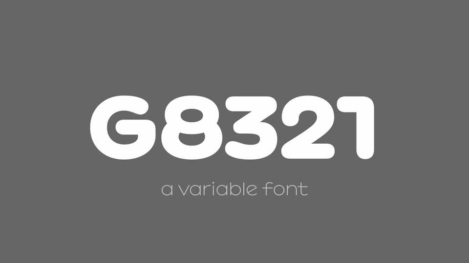 G8321 Font Family › Fontesk