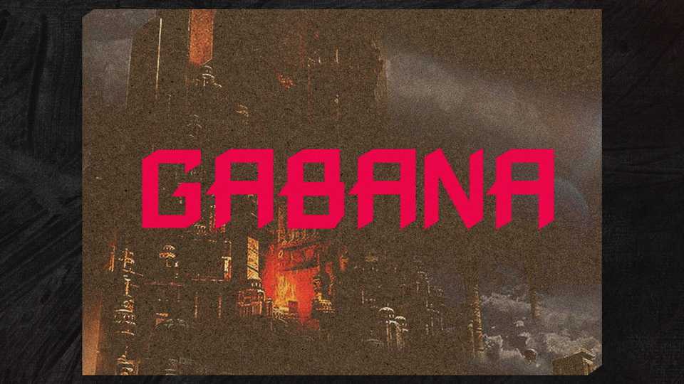 Gabana Font Family › Fontesk