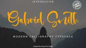Gabriel Smith Font › Fontesk
