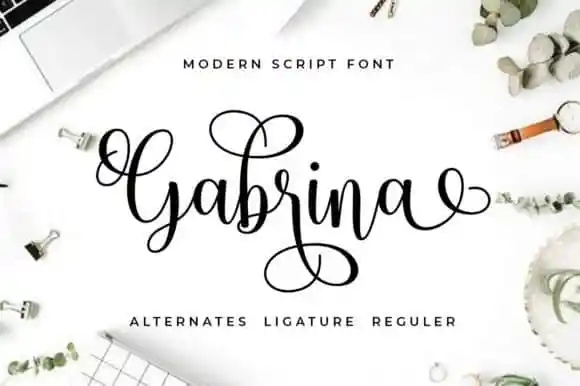 Gabrina Calligraphy Font
