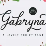 Gabryna Script Font