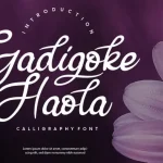 Gadigoke Handwritten Font