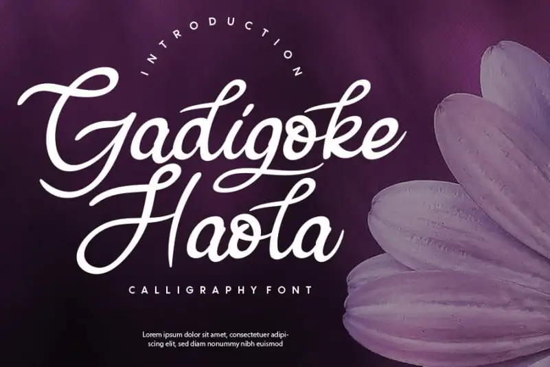 Gadigoke Handwritten Font