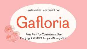 Gafloria Font › Fontesk