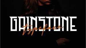 Gainstone Font › Fontesk