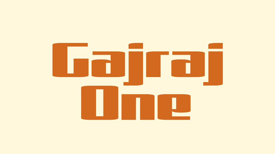 Gajraj One Font › Fontesk