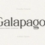 Galapagos Serif Font
