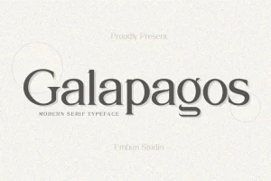 Galapagos Serif Font