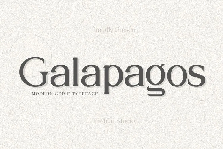 Galapagos Serif Font