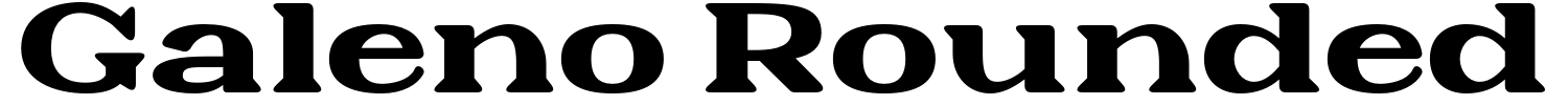 Galeno Rounded Font