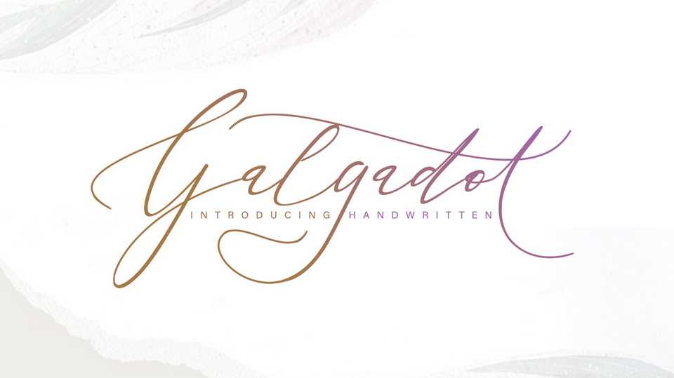 Galgadot Font › Fontesk
